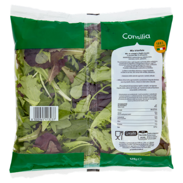 Consilia Mix Trionfale Lavato e Pronto per il Consumo 125 g