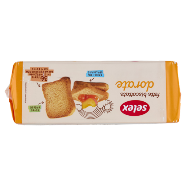 Selex Fette Biscottate Classiche in Confezioni Salvafreschezza 9x4 fette 320 g