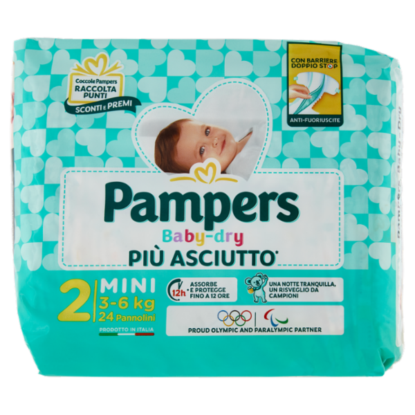 Pampers Baby-dry Mini 24 pz