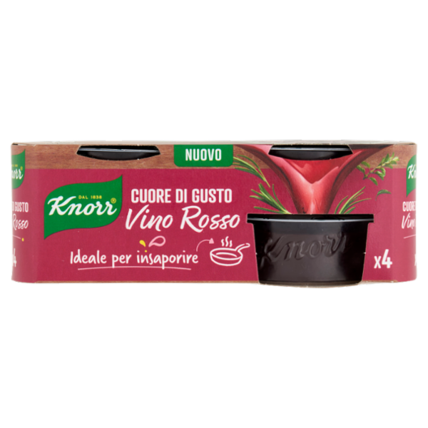 Knorr Cuore di Gusto Vino Rosso 4 x 26 g
