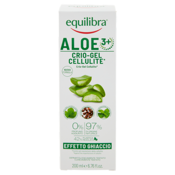equilibra Aloe 3+ Crio-Gel Cellulite* Effetto Ghiaccio 200 ml