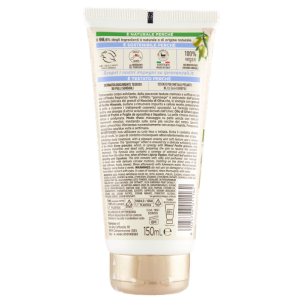 I Provenzali Gommage Corpo Erboristico Ulivo Ligure 150 mL