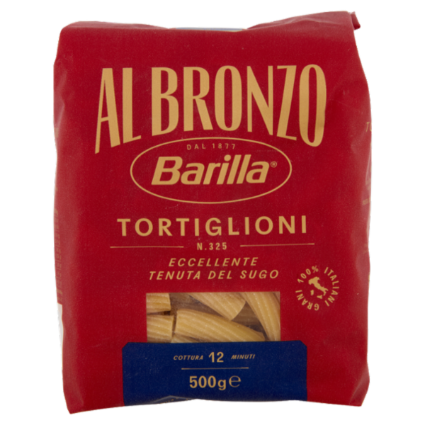 Barilla Al Bronzo Pasta Tortiglioni 500g