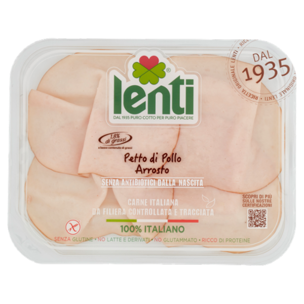Lenti Petto di Pollo Arrosto 0,100 kg