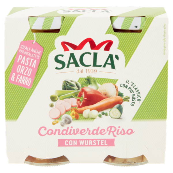 Saclà Condiverde Riso con Wurstel 2 x 290 g