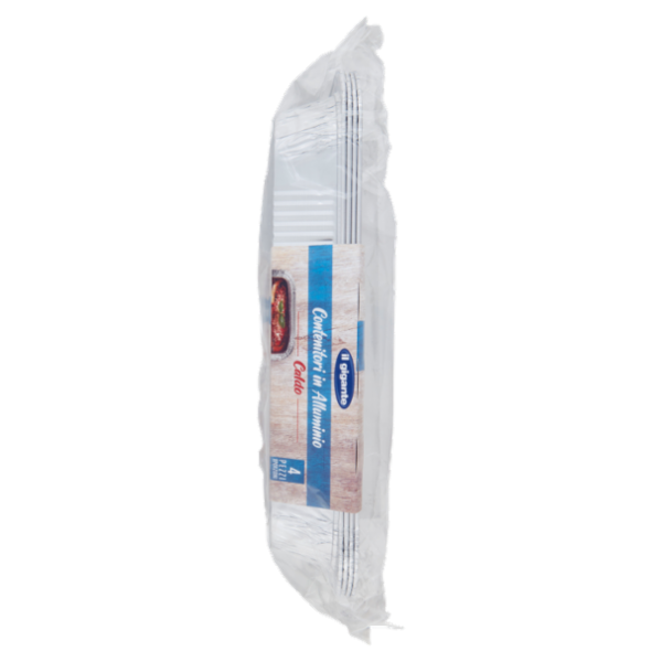 IL GIGANTE Contenitori in Alluminio Caldo 8 Porzioni 4 pz