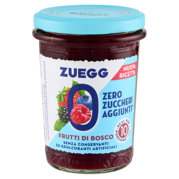Zuegg Zero Zuccheri Aggiunti* Frutti di Bosco 220 g