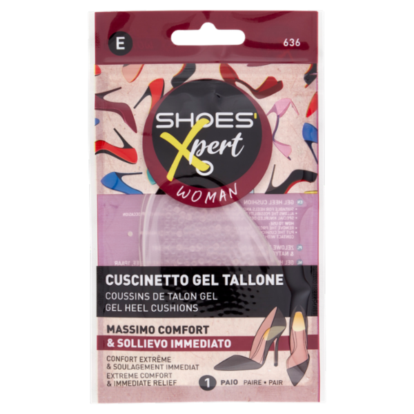 Shoes'Xpert Woman Cuscinetto Gel Tallone 1 Paio