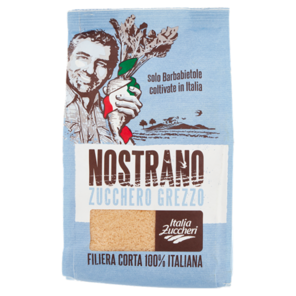 Italia Zuccheri Nostrano - Zucchero grezzo di barbabietola 750g