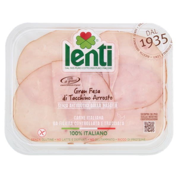 Lenti Gran Fesa di Tacchino Arrosto 0,100 kg