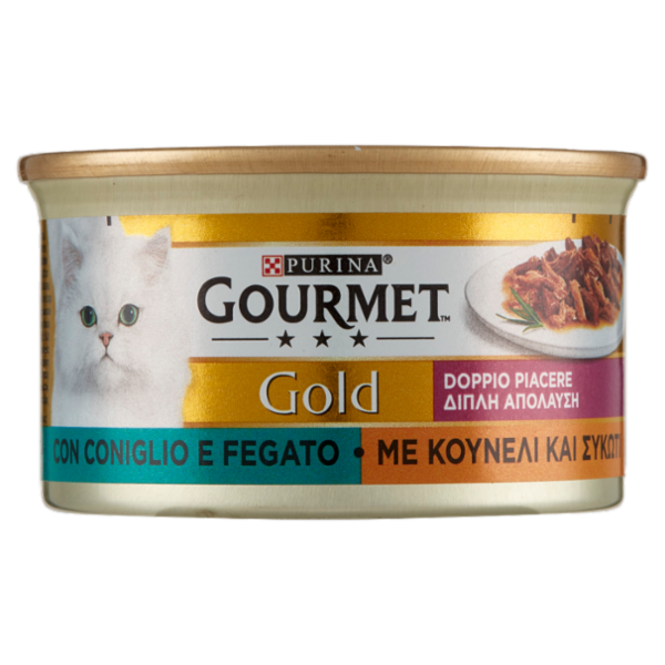 PURINA GOURMET Gold Doppio Piacere con Coniglio e Fegato 85 g