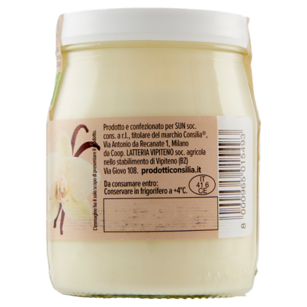 Consilia Yogurt Intero Vaniglia Biologico 150 g
