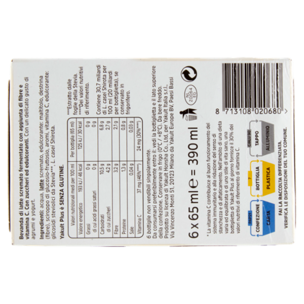 Yakult Plus 6 x 65 ml