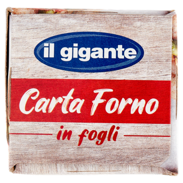 IL GIGANTE Carta Forno in fogli 33 x 38 cm 50 pz