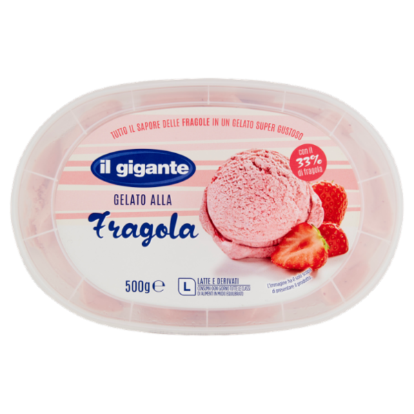 IL GIGANTE Gelato alla Fragola 500 g