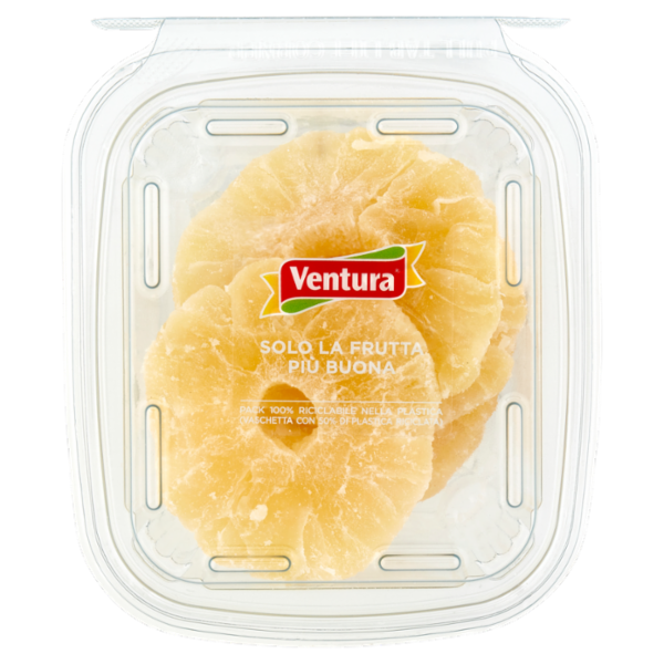 Ventura Ananas Disidratato Zuccherato a Fette 170 g