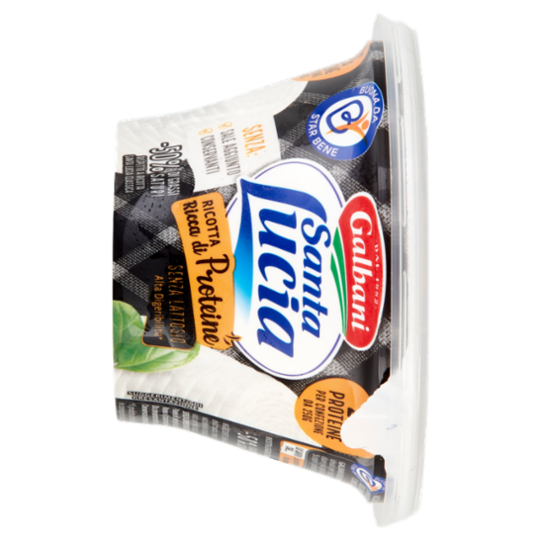 Galbani Santa Lucia Ricotta Ricca di Proteine Senza Lattosio 250 g