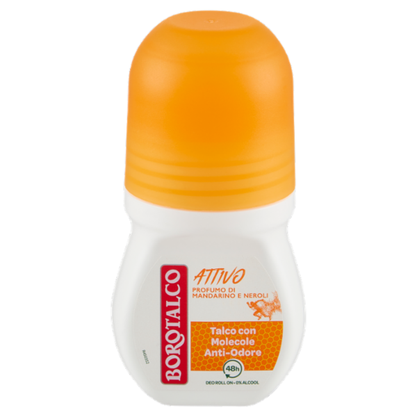 Borotalco Attivo Profumo di Mandarino e Neroli Deo Roll On 50 ml