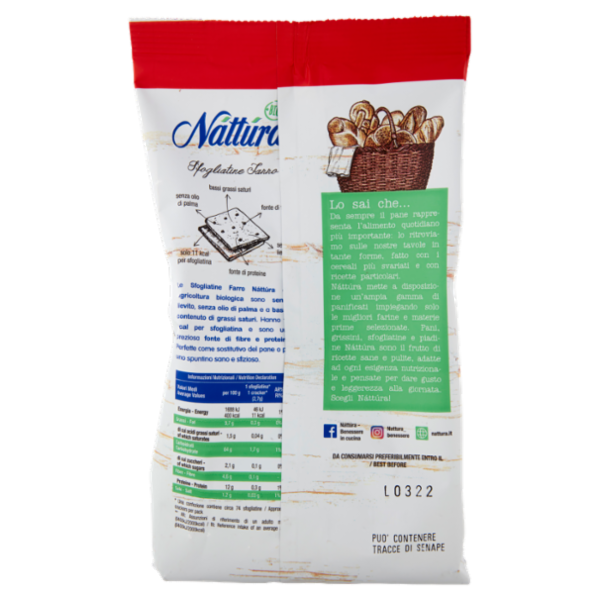 Náttúra Sfogliatine Farro Bio 200 g