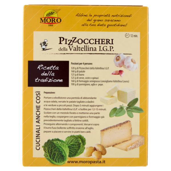 Moro Pizzoccheri della Valtellina I.G.P. 500 g