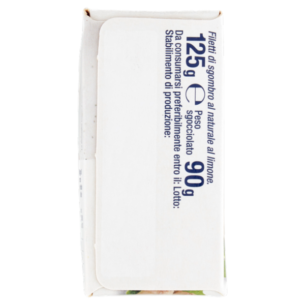 Rizzoli Filetti di Sgombro al naturale al limone 125 g