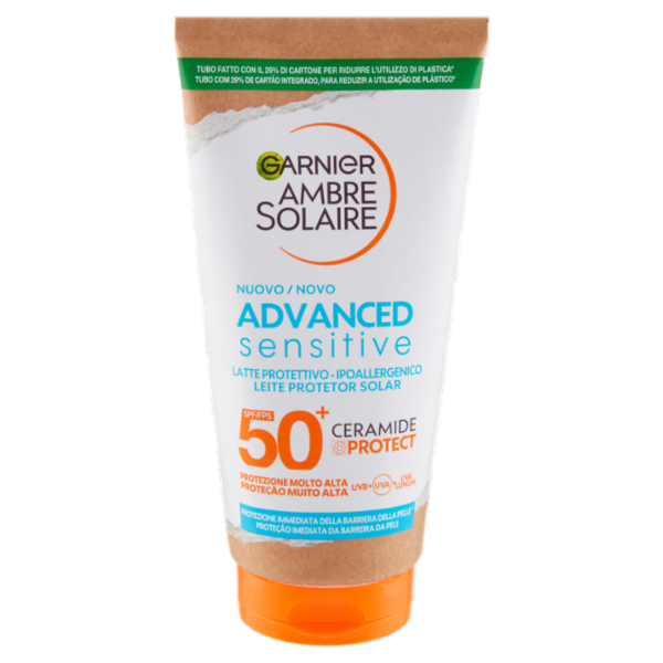 Garnier Ambre Solaire Advanced Sensitive Adulti Latte Ceramide Protect 175 ml
