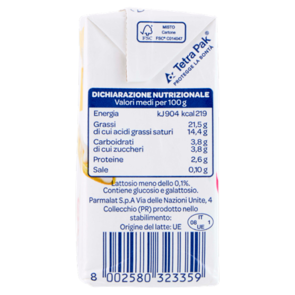 Chef Panna Senza Lattosio Alta Digeribilità 200 ml