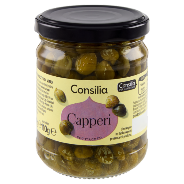 Consilia Capperi Aromatizzati con Aceto di Vino 190 g
