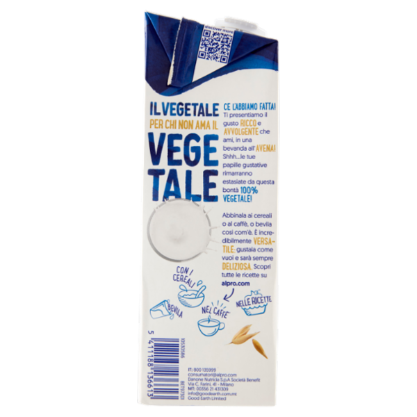 ALPRO Questo Non è Latte, Bevanda Vegetale all'Avena Gusto Latte, Senza Lattosio, 1l