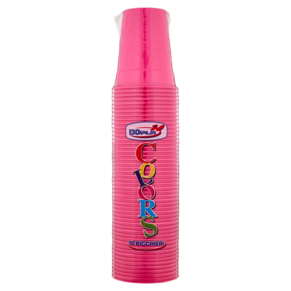 DOpla Colors Bicchieri 200ml Fucsia 50 pz