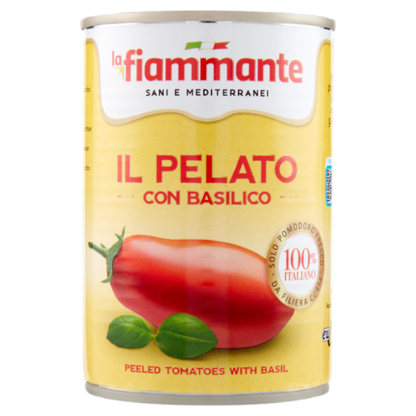 la fiammante il Pelato con Basilico 400 g