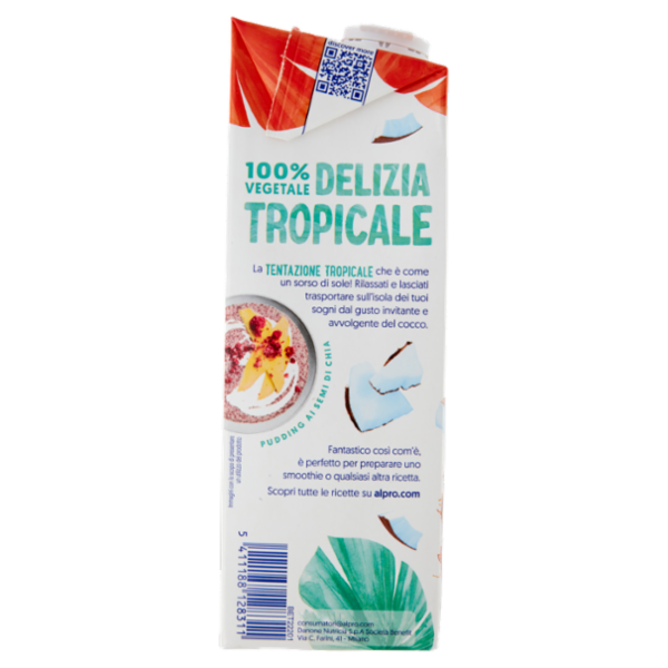 ALPRO Senza Zuccheri Bevanda Vegetale al Cocco 1l