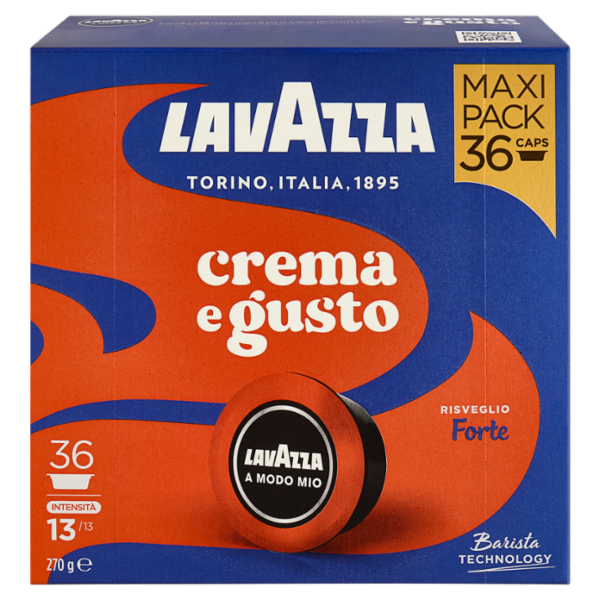 Lavazza A Modo Mio crema e gusto Forte 36 Capsule 270 g