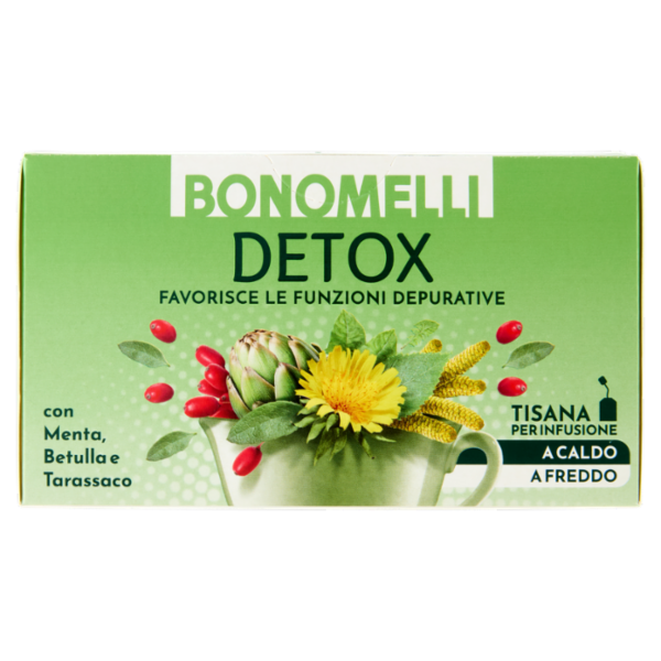 Bonomelli Detox Tisana per Infusione 16 Filtri 32 g
