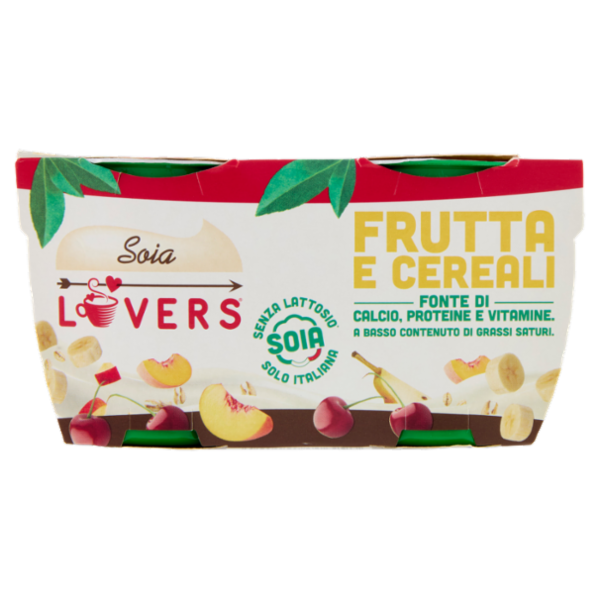 Soia Lovers Frutta e Cereali 2 x 125 g