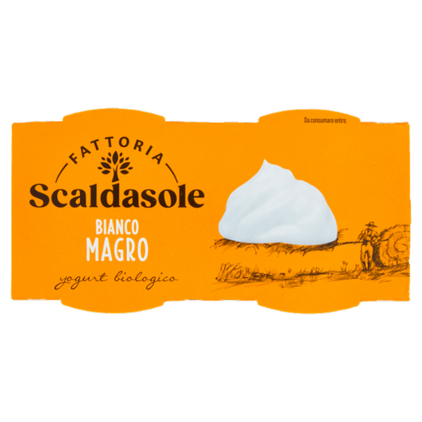 Fattoria Scaldasole Bianco Magro yogurt biologico 2 x 115 g