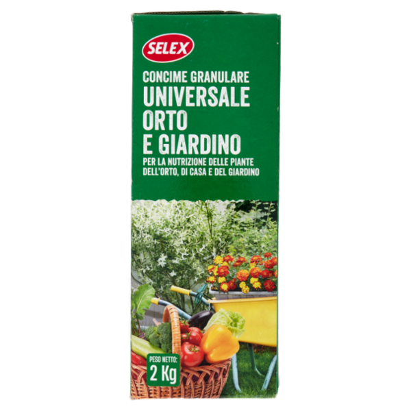 Selex Giardinaggio Concime Granulare per Orto e Giardino 2 kg