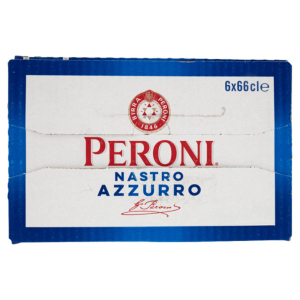 Peroni Nastro Azzurro Birra 6 x 66 cl