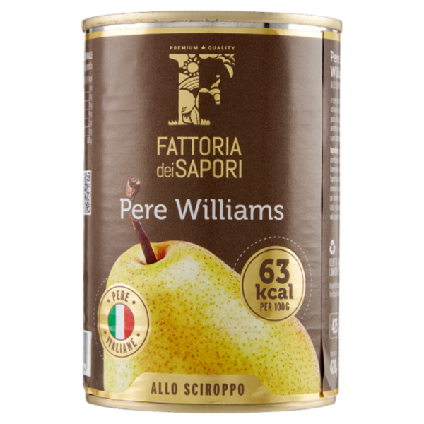 Fattoria dei Sapori Pere Williams allo Sciroppo 420 g