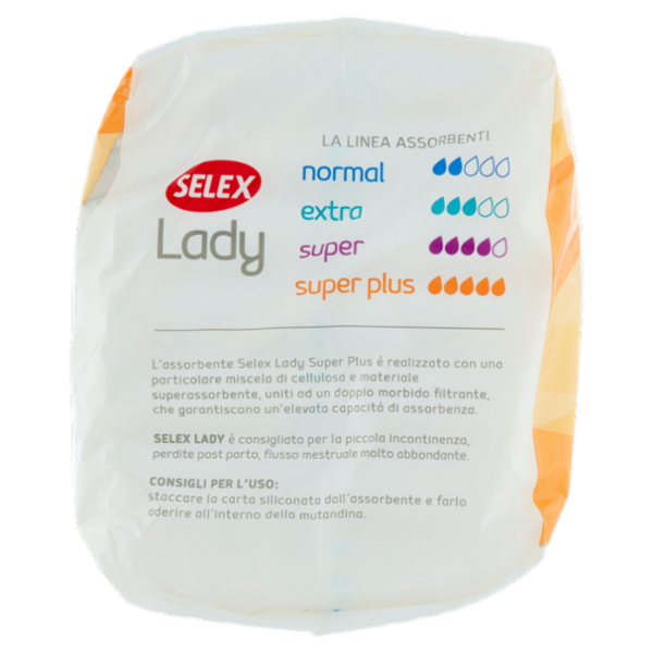 Selex Assorbenti Igiene Adulti Lady Super Plus 14 pezzi