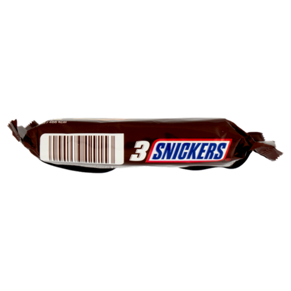 Snickers Barretta Snack al Cioccolato al Latte con Arachidi x3 150 g
