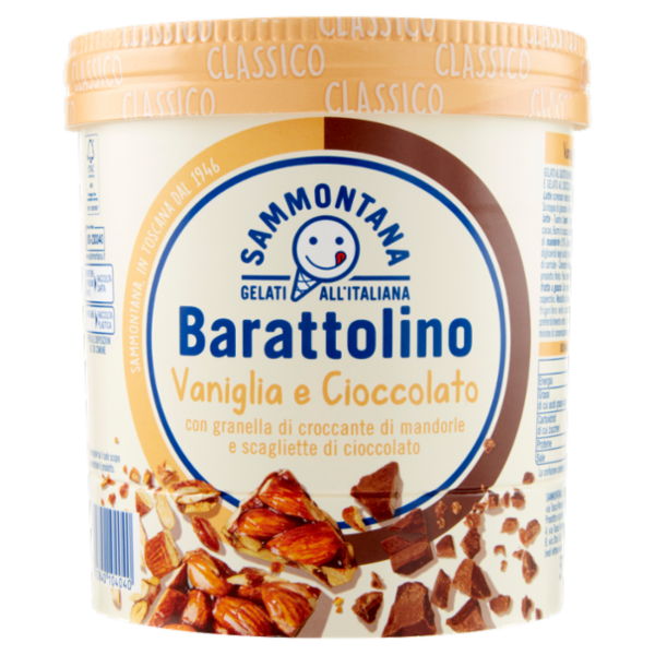 Sammontana Barattolino Classico Vaniglia e Cioccolato 500 g