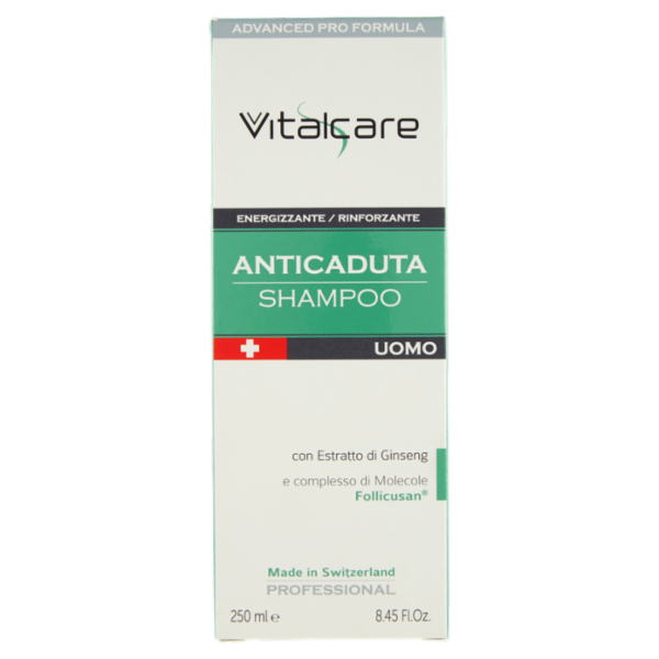 Vitalcare Professional Anticaduta Shampoo Uomo Energizzante Rinforzante 250 ml