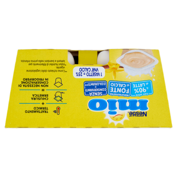 NESTLÉ MIO Merenda al Latte Vaniglia 4 Vasetti da 100g