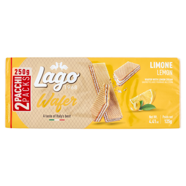 Lago Wafer Limone 2 x 125 g