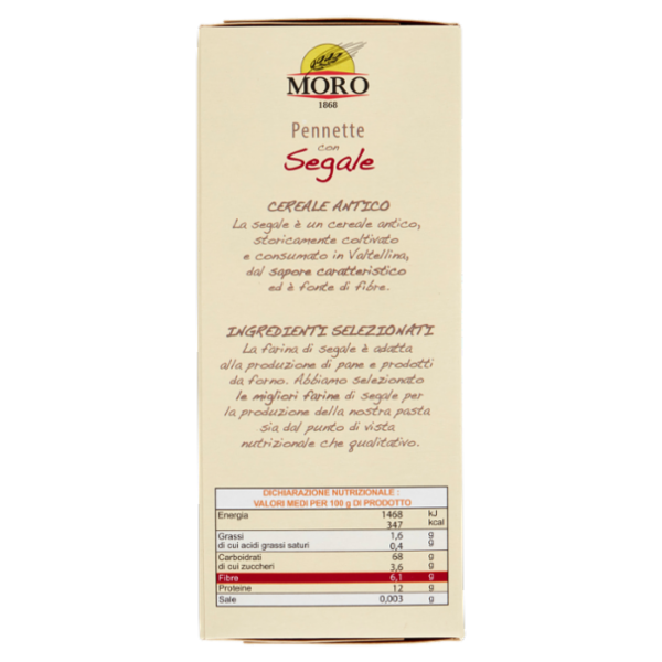Moro Pennette con Segale 350 g