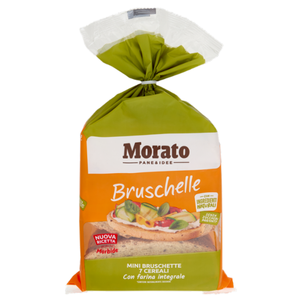 Morato Bruschelle Mini Bruschette 7 Cereali con farina integrale 12 x 29 g