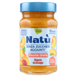 Rigoni Di Asiago Natù Senza Zuccheri Aggiunti° Pesche Gialle Bio 240 g