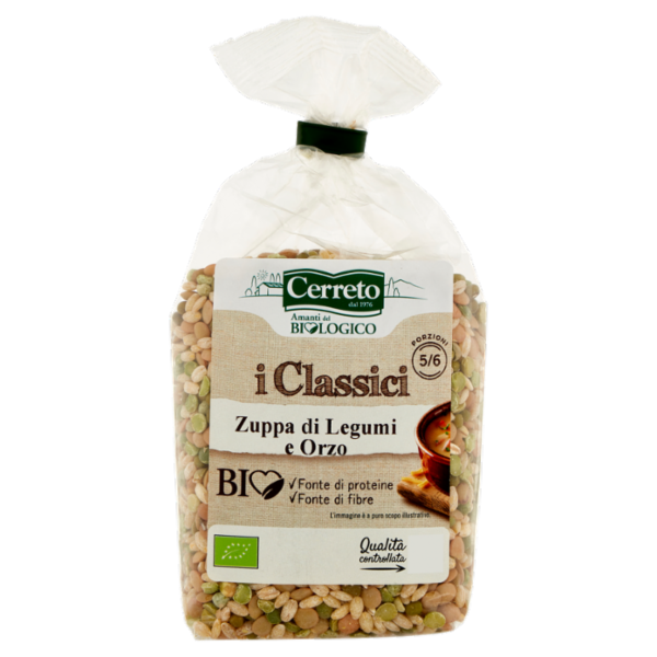 Cerreto i Classici Zuppa di Legumi e Orzo Bio 350 g