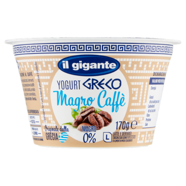 IL GIGANTE Yogurt Greco Magro Caffè 170 g